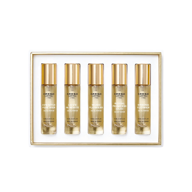 Creed Set Creed: Aventus – Eau de Parfum for Women, 10 ml + Love in White, 10 ml + Wind Flowers, 10 ml + Royal Princess…