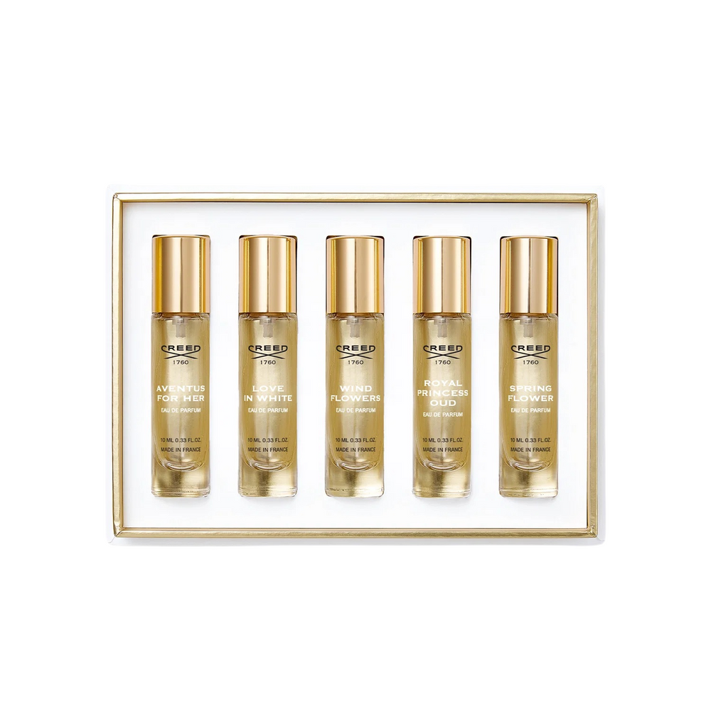 Creed Set Creed: Aventus – Eau de Parfum for Women, 10 ml + Love in White, 10 ml + Wind Flowers, 10 ml + Royal Princess…