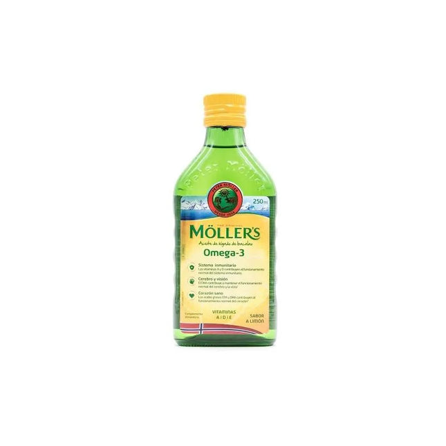Moller´s Moller's Lemon Flavoured Cod Oil, 250 ml
