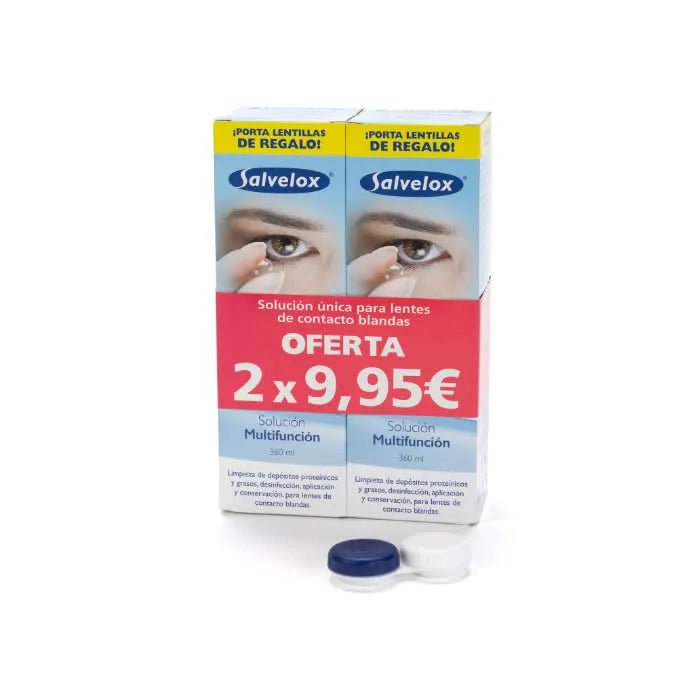 Salvelox Set Contact Lens Solution, 2x360 ml