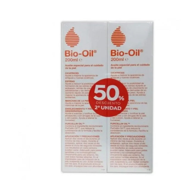 Bio-oil For Scars Stretch Marks and Dehydrated Skin 2x200 Unisex