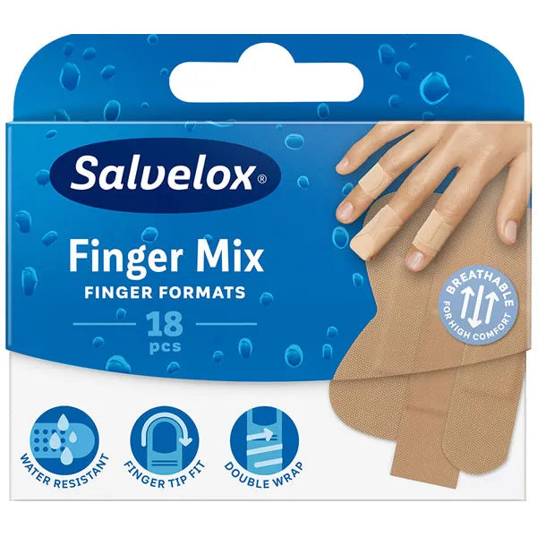 Salvelox Finger Mix Plasters, 18 Units