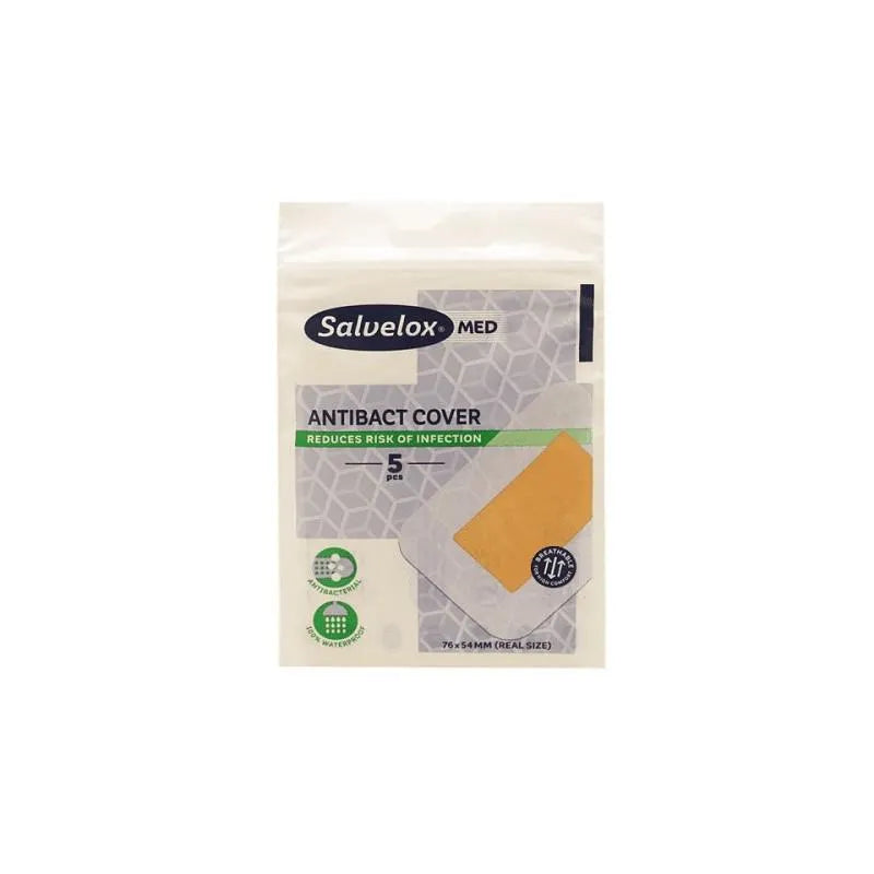 Salvelox Savelox Med Plasters Antibact Cover, 5 Units