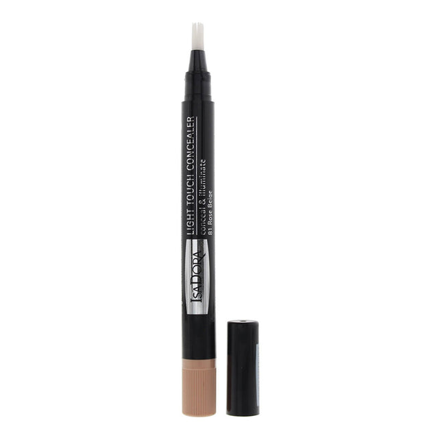 IsaDora Light Touch Paraben Free Brightening Effect – Liquid Concealer for Women, 81, Rose Beige, 2.2 g