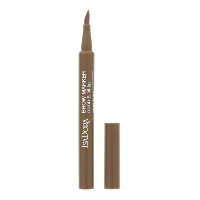 IsaDora Brow Marker – Eyebrow Liquid Liner for Women, 20, Blonde, 1 ml