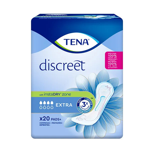 TENA Lady Discreet Extra Unisex, 20 Units