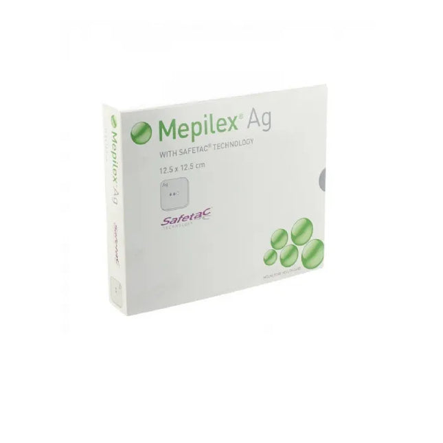 Safetac Mepilex Ag 12,50 X 12,50 Cm 5 Uds