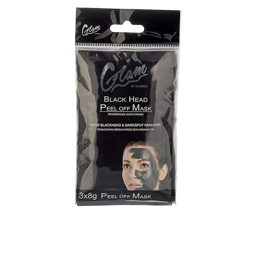 GLAM OF Sweden Mask Black Head Peel Off, 3 X 8 g