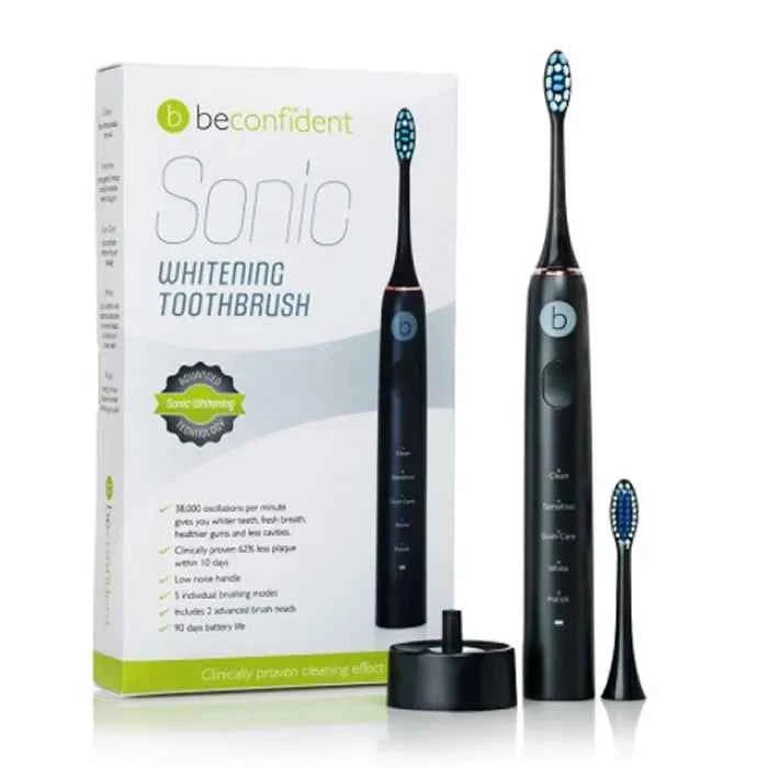 Beconfident Sonic Electric Whitening Toothbrush Black-Rose Gold