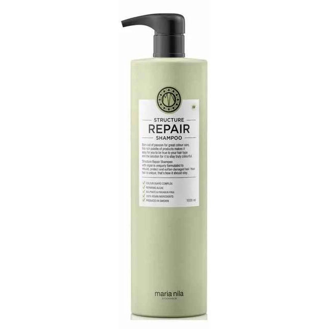 Maria NILA - Structure Repair – Shampoo Unisex, 1000 ml
