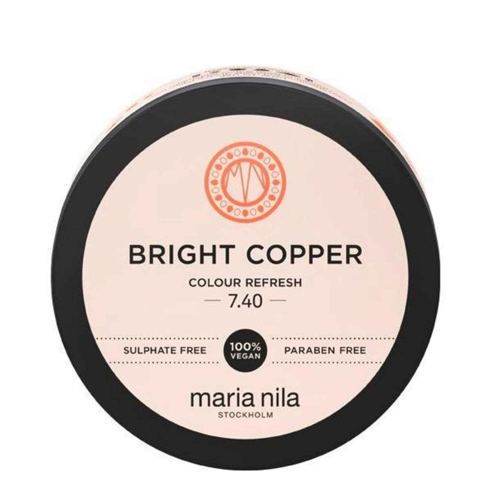 Maria Nila Colour Refresh – Hair Colouring Cream Mask for Women, Colour, 7.40 Bright Copper, 100 ml