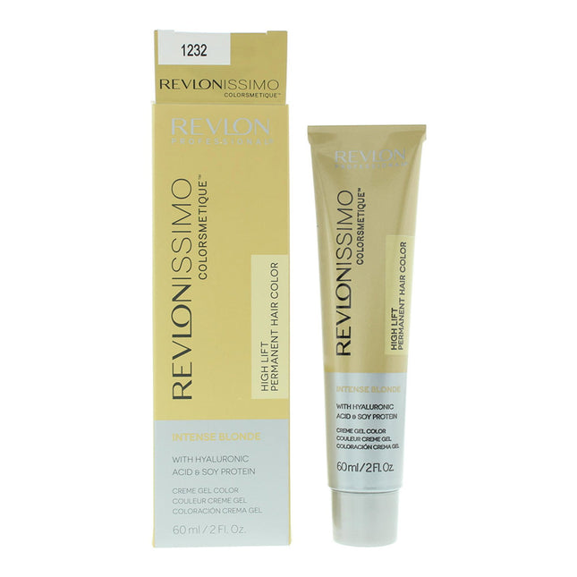Revlon Revlonissimo Colorsmetique – Permanent Hair Dye for Women, 1232 Golden Pearl, 60 ml