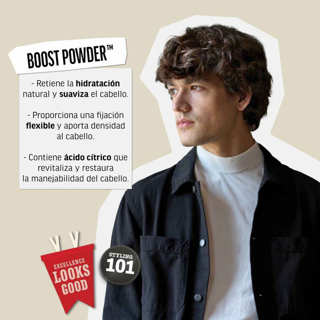 American CREW Boost Powder Hydro Matte Unisex, 20 g