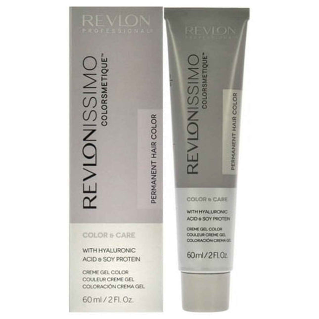 Revlon Revlonissimo Colorsmetique Hyaluronic Acid – Permanent Hair Dye Unisex, 7.43 Golden Copper Blonde, 60 ml