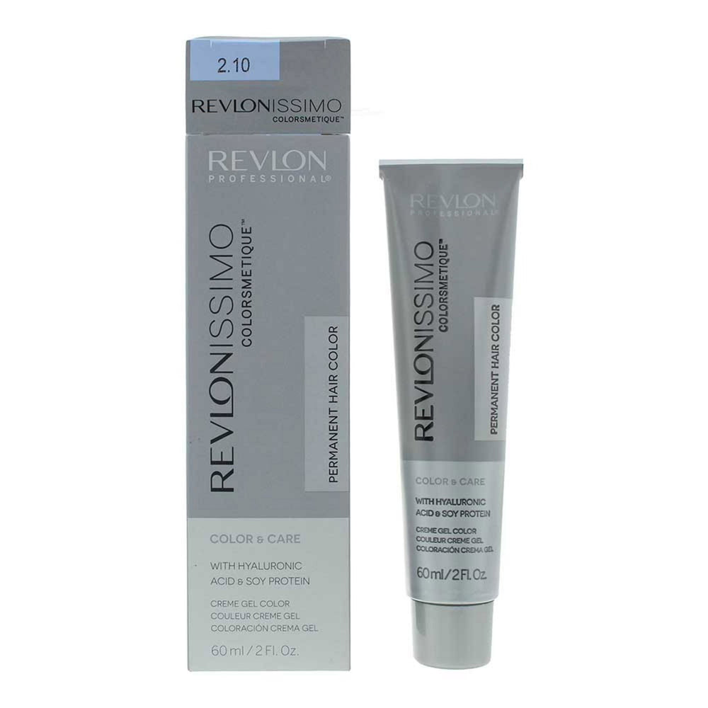 Revlon Revlonissimo Colorsmetique – Permanent Hair Dye for Women, 2.10 Blue Black, 60 ml