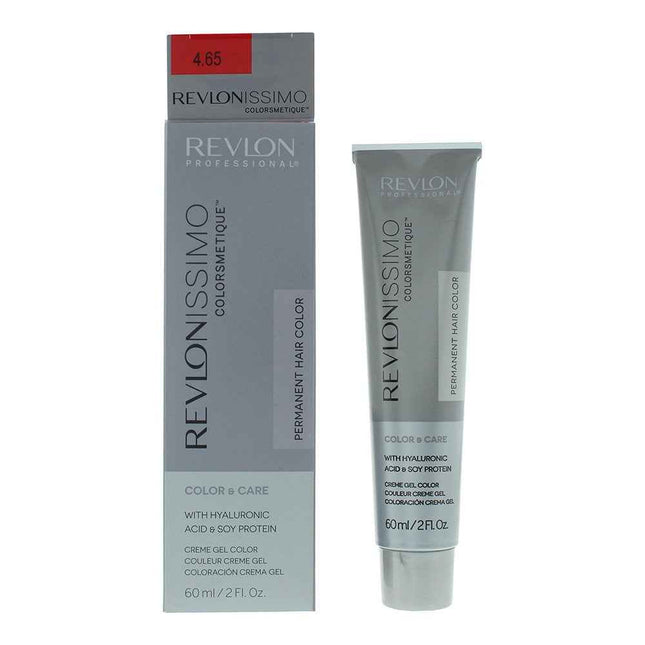 Revlon Colorsmetique – Permanent Hair Dye for Women, 4.65 Medium Mahogany Red Brown, 60 ml