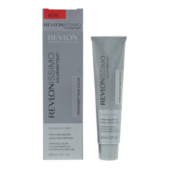 Revlon Revlonissimo Colorsmetique – Permanent Hair Dye for Women, 66.66 Intense Purple Red, 60 ml