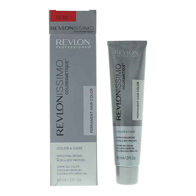 Revlon Colorsmetique – Permanent Hair Dye for Women, 55.60 Intense Dark Red, 60 ml
