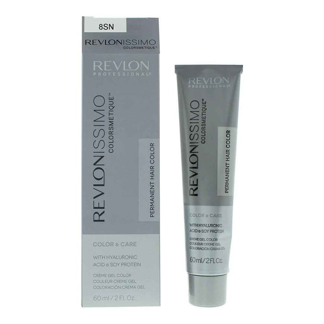 Revlon Revlonissimo Colorsmetique – Permanent Hair Dye for Women, 8SN Light Blonde, 60 ml