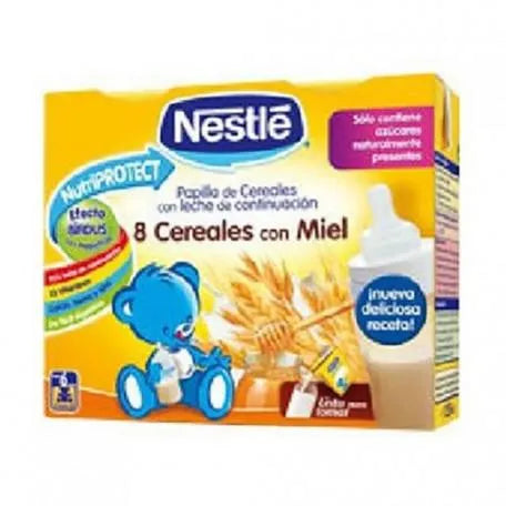Nestle Nestlé Milk and Cereal Pajamas With Honey, 2 X 250 ml