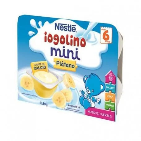Nestle Iogolino Banana Mini, 6x 60 g