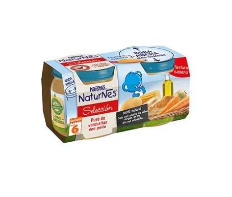 Nestle Naturnes Vegetable and Chicken Purée 200 g, 200 g