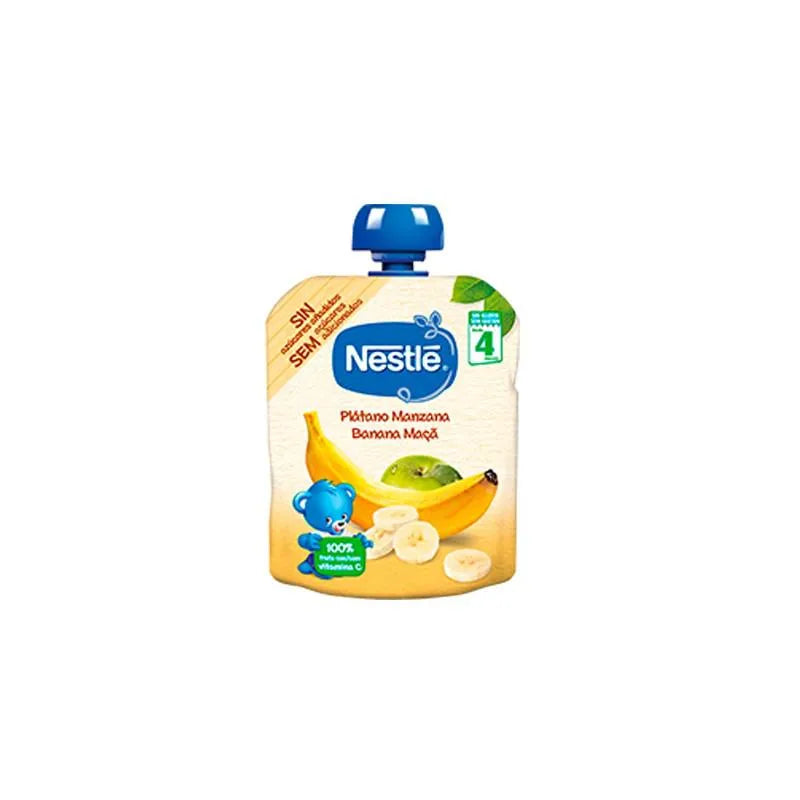 Nestle Naturnes Banana y Apple, 90 g