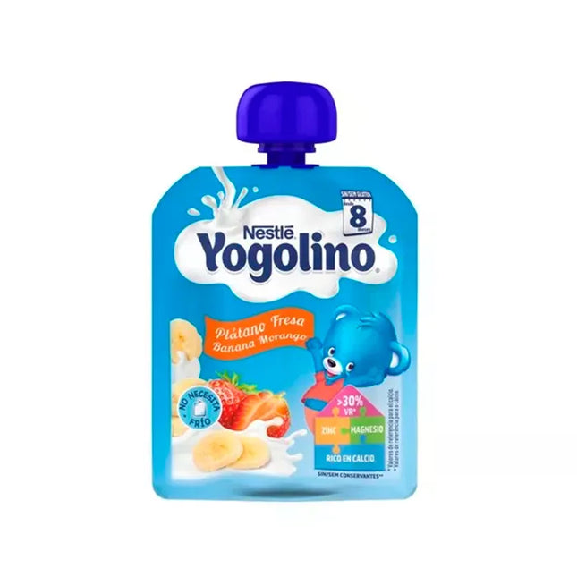 Nestle Nestlé Yogolino Banana Strawberry, 90 g
