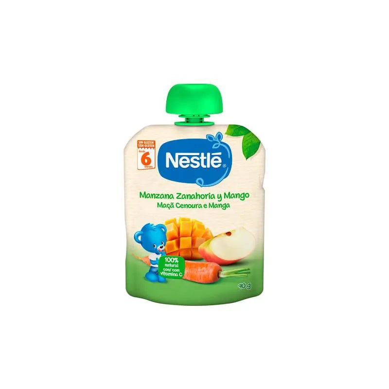 Nestle Naturnes Apple Carrot Mango, 90 g