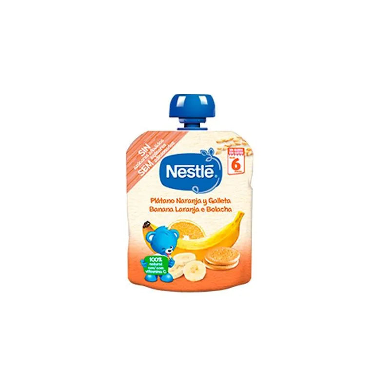 Nestle Naturnes Banana - Orange - Biscuit 6m, 90 g
