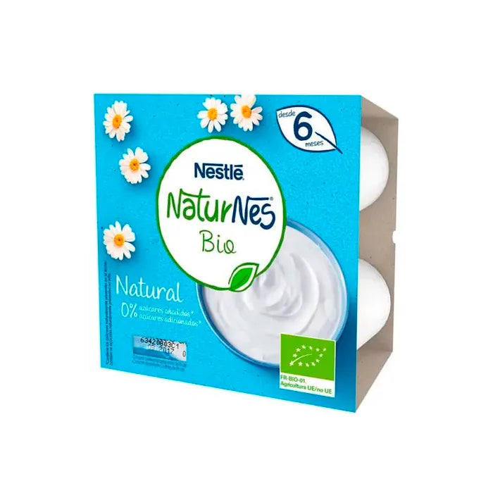 Nestle Nestlé Naturnes Bio Natural, 4x90 g