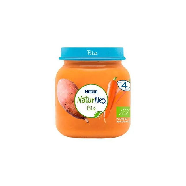 Nestle Nestlé Naturnes Tarrito Zanahoria y Boniato Bio 4m, 125 g