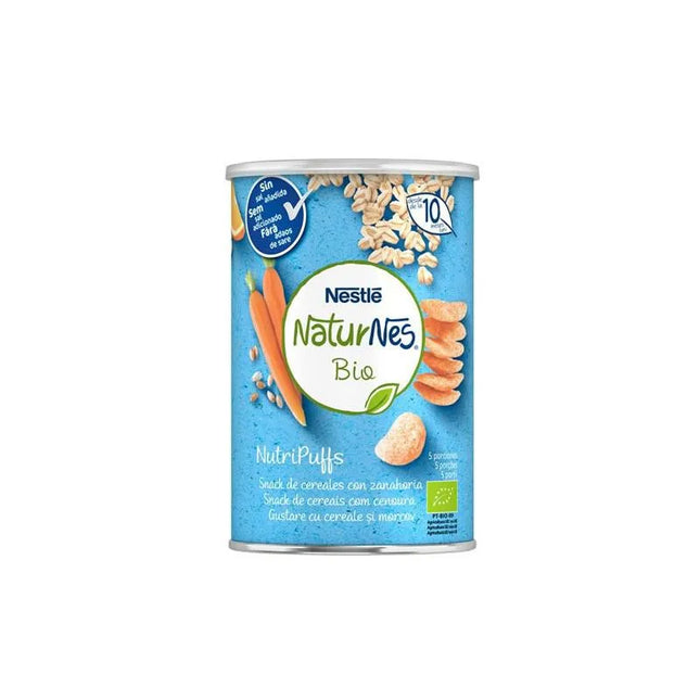 Nestle Naturnes Bio Nutripuffs Cereals With Carrot, 35 g