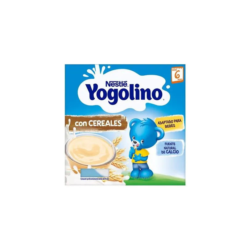 Nestle Nestlé Yogolino Cereales 6m, 4x 100 g