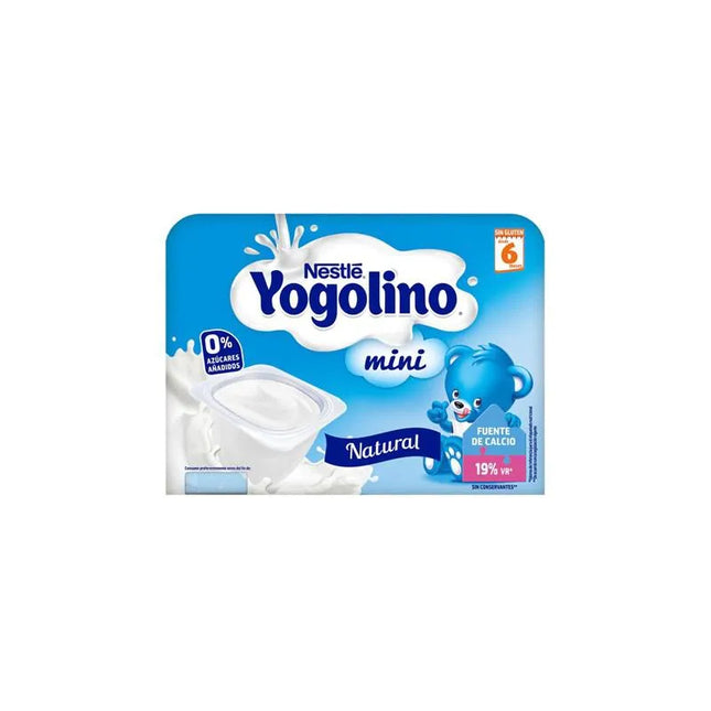 Nestle Nestlé Yogolino Mini Natural 6m, 6x 60 g