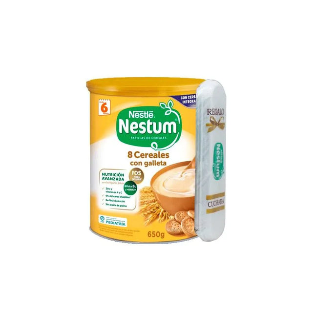 Nestle Nestum 8 Cereales Con Galleta 650 g Regalo Cuchara