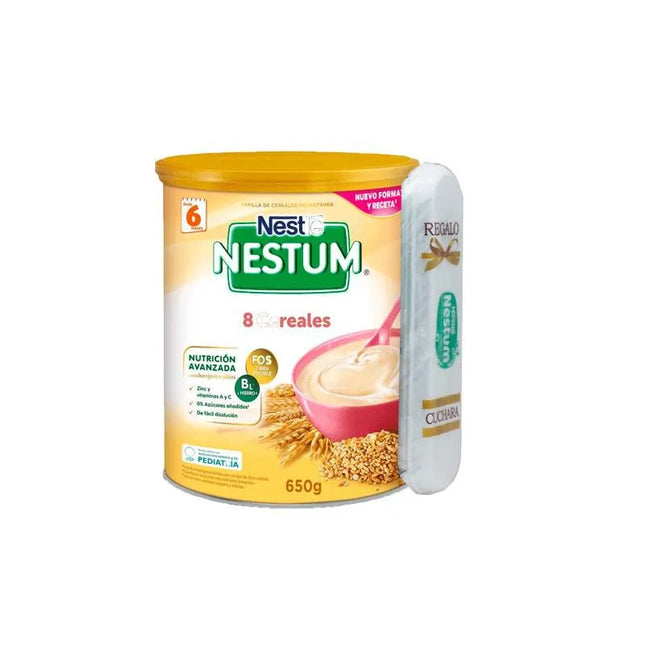 Nestle Nestum 8 Cereales 650 g Regalo Cuchara
