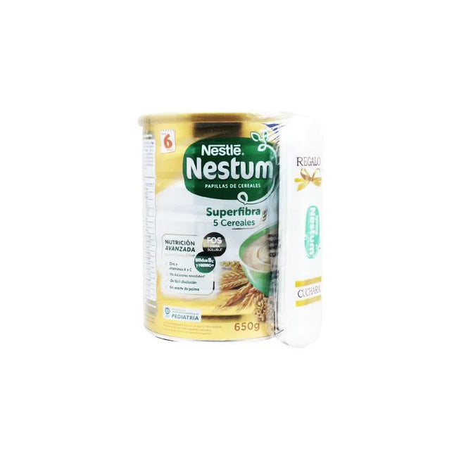Nestle Nestlé Nestum Superfibra 5 Cereales 650 g Regalo Cuchara