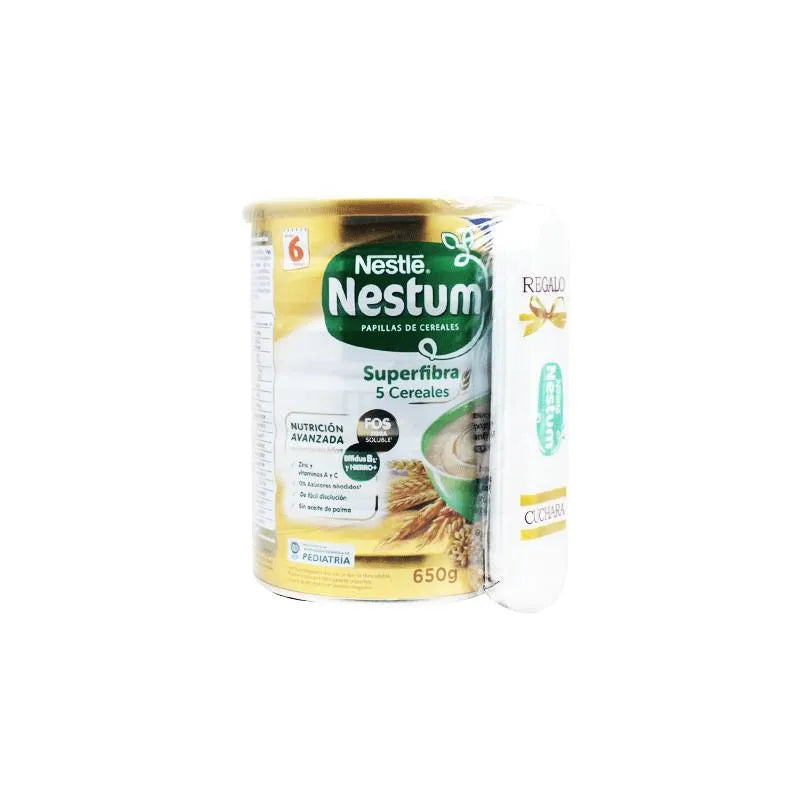 Nestle Nestlé Nestum Superfibra 5 Cereales 650 g Regalo Cuchara