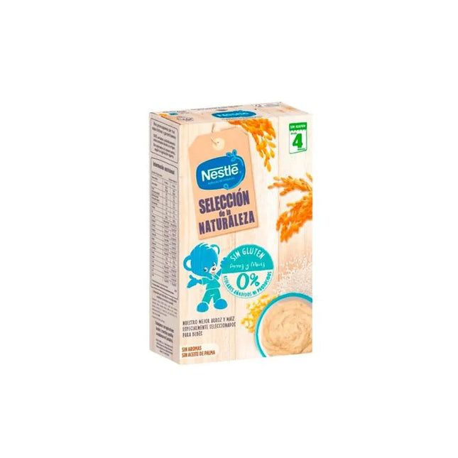 Nestle Selección Naturaleza Arroz y Maiz Sin Gluten 4m, 330 g