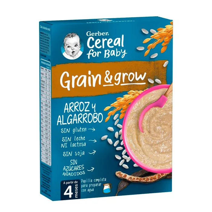 Gerber Rice and Carob Porridge, 250 g