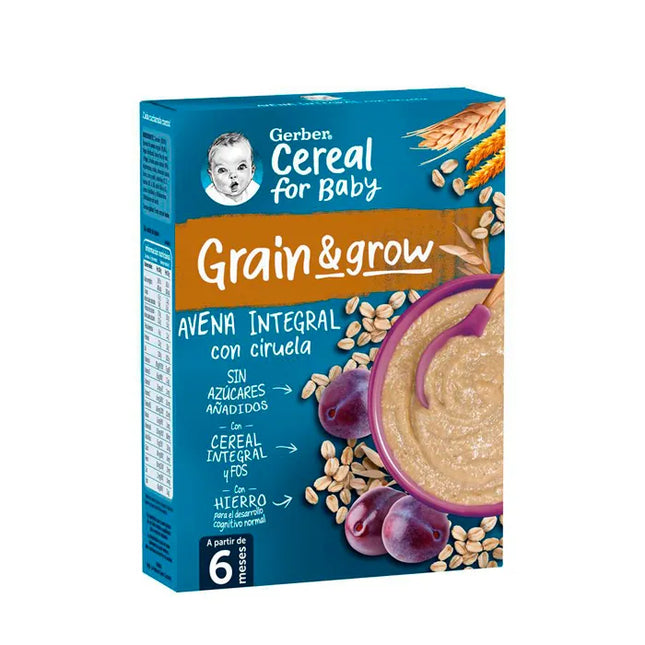 Gerber Porridge Oats and Plum, 250 g