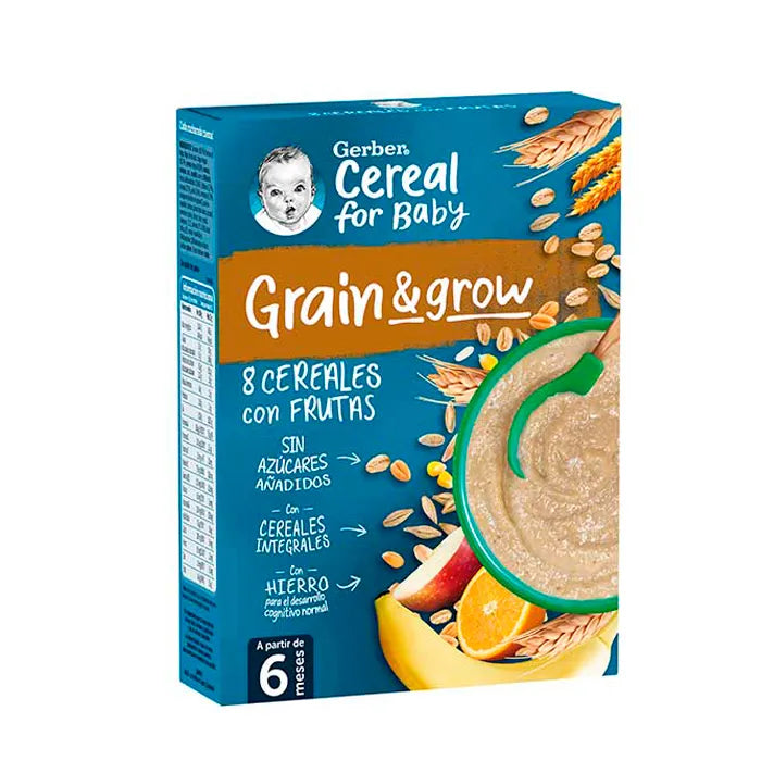 Gerber Porridge 8 Cereals and Fruit, 250 g