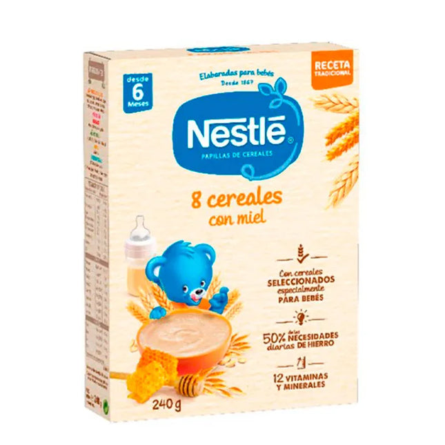 Nestle Nestlé Porridge 8 Cereals with Honey, 240 g