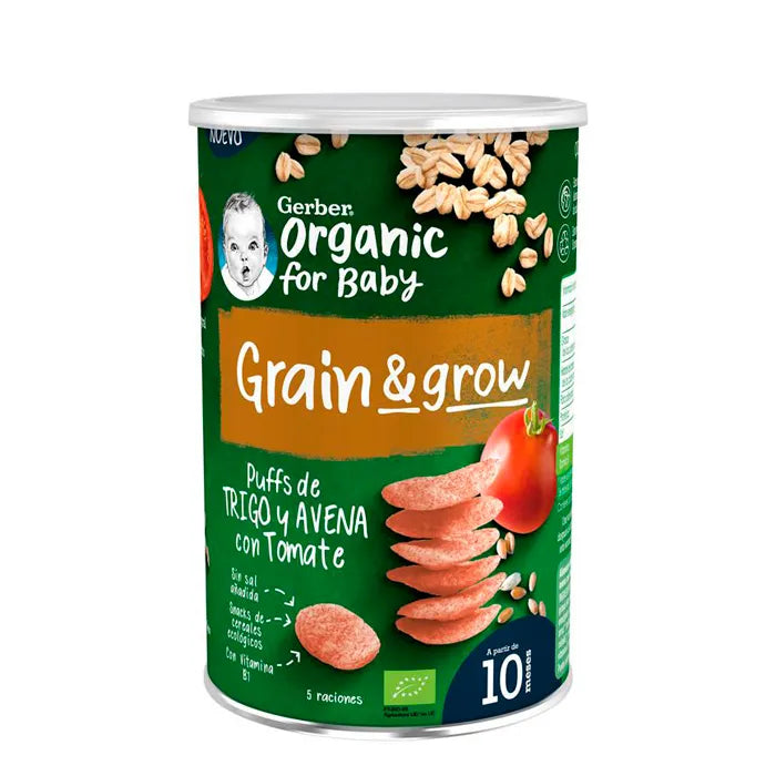 Gerber Snack Organic Cereals and Tomato, 35 g