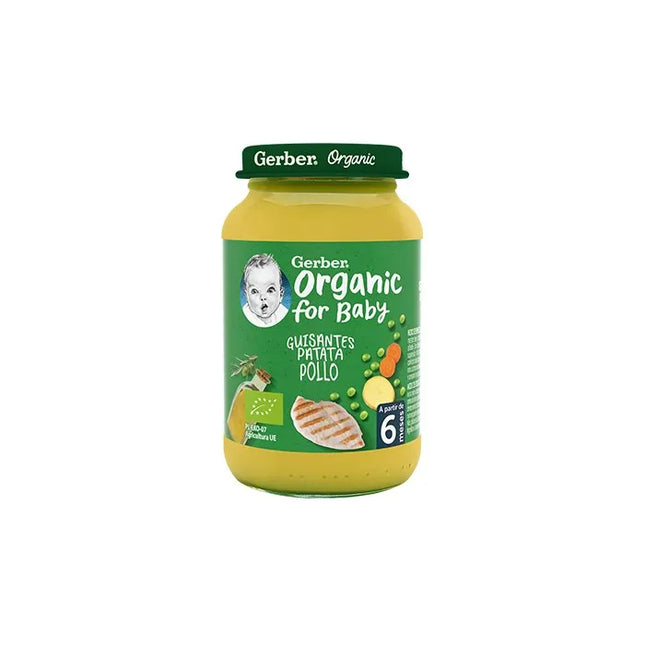Gerber Organic Pea Potato Chicken 1U, 190 g