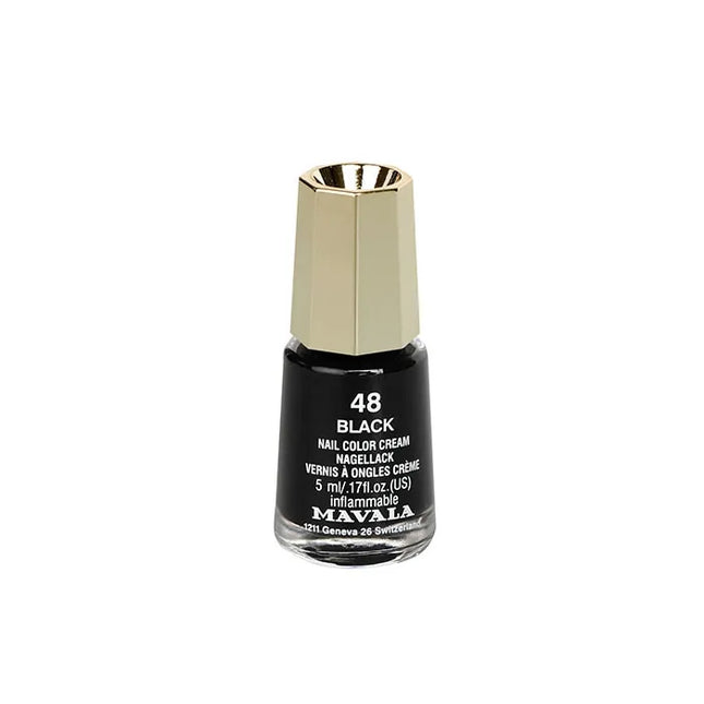 Mavala Nail Polish 48 Black Unisex, 5 ml
