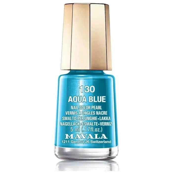 Mavala Nail Polish 130 Aqua Blue Unisex, 5 ml