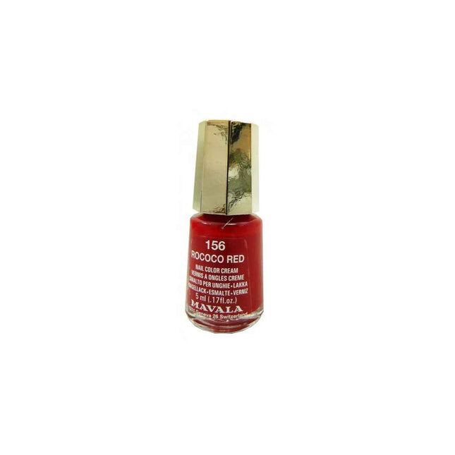 Mavala Nail Polish 156 Rococo Red Unisex, 5 ml
