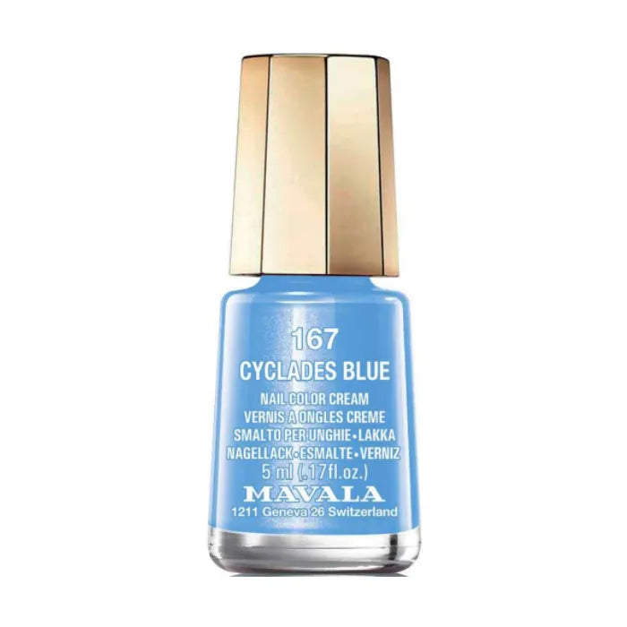 Mavala Nail Polish 167 Cyclades Blue Unisex, 5 ml